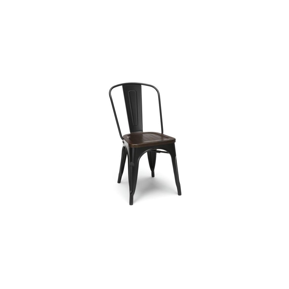 Collection Industrial Modern 4 Pack Fully Assembled 18" High Back Metal Dining Chairs, Galvanized Steel Indoor/Outdoor Chairs Collection Industrial Modern 4 Pack Fully Assembled 18" High Back Metal Dining Chairs, Galvanized Steel Indoor/Outdoor Chairs
