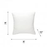 OFM 161 Collection Mid Century Modern 2-Pack 18 x 18 Accent Pillows (161-PIL01)