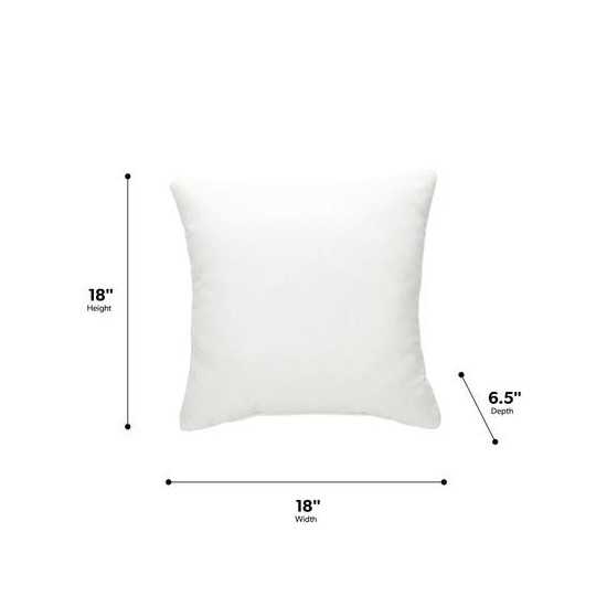 OFM 161 Collection Mid Century Modern 2-Pack 18 x 18 Accent Pillows (161-PIL01)