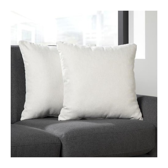 OFM 161 Collection Mid Century Modern 2-Pack 18 x 18 Accent Pillows (161-PIL01)