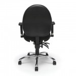 OFM 24 Hour Big and Tall Ergonomic Task Chair - Computer Desk Swivel Chair with Arms, Black (247)