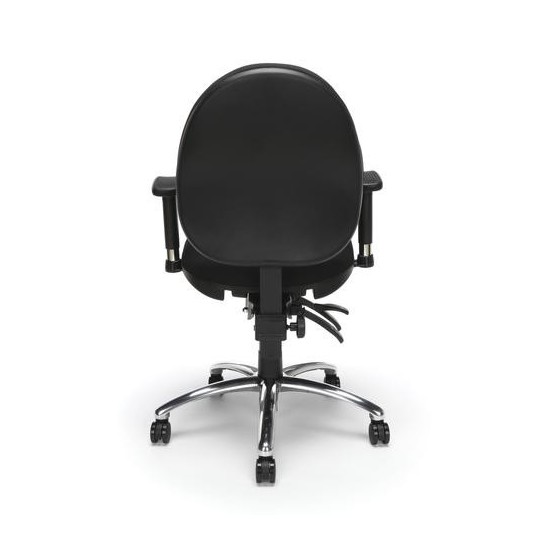 OFM 24 Hour Big and Tall Ergonomic Task Chair - Computer Desk Swivel Chair with Arms, Black (247)
