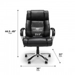 OFM Avenger Series Big and Tall Bonded Leather Executive Office Chair (810-LX)
