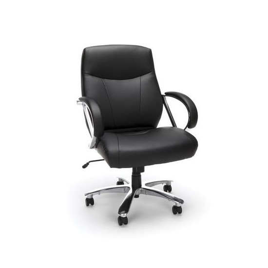 OFM Avenger Series Model 811-LX Leather Mid-Back Big and Tall Executive Chair