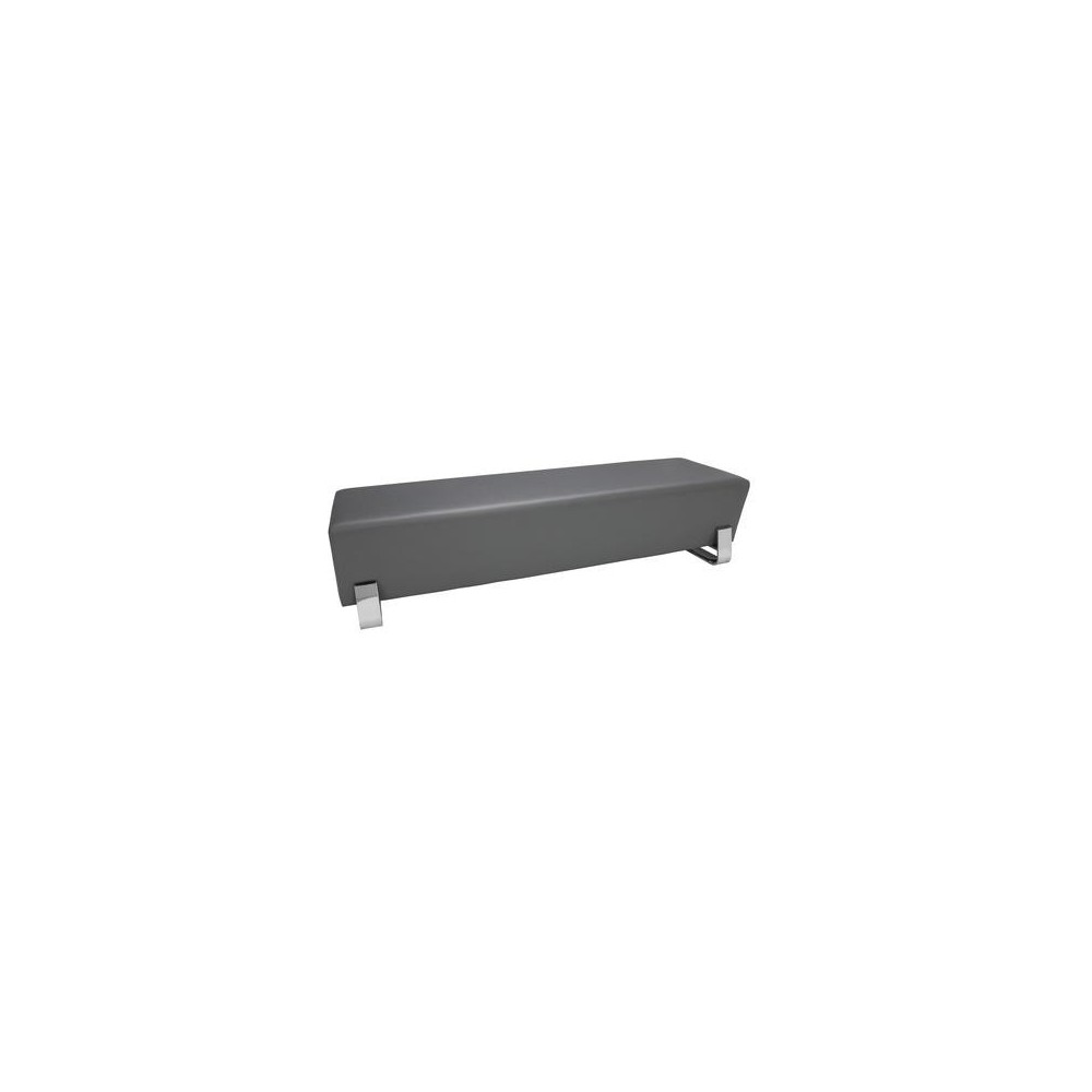 OFM Axis Series Contemporary Triple Seating Bench, Textured Vinyl with Chrome Base (4003C) OFM Axis Series Contemporary Triple Seating Bench, Textured Vinyl with Chrome Base (4003C)