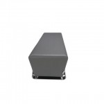 OFM Axis Series Contemporary Triple Seating Bench, Textured Vinyl with Chrome Base (4003C)