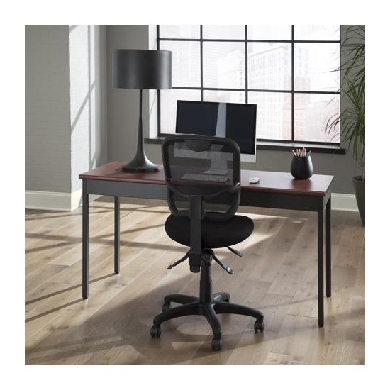 OFM Comfort Series Ergonomic Mesh Mid Back Armless Task Chair (130)