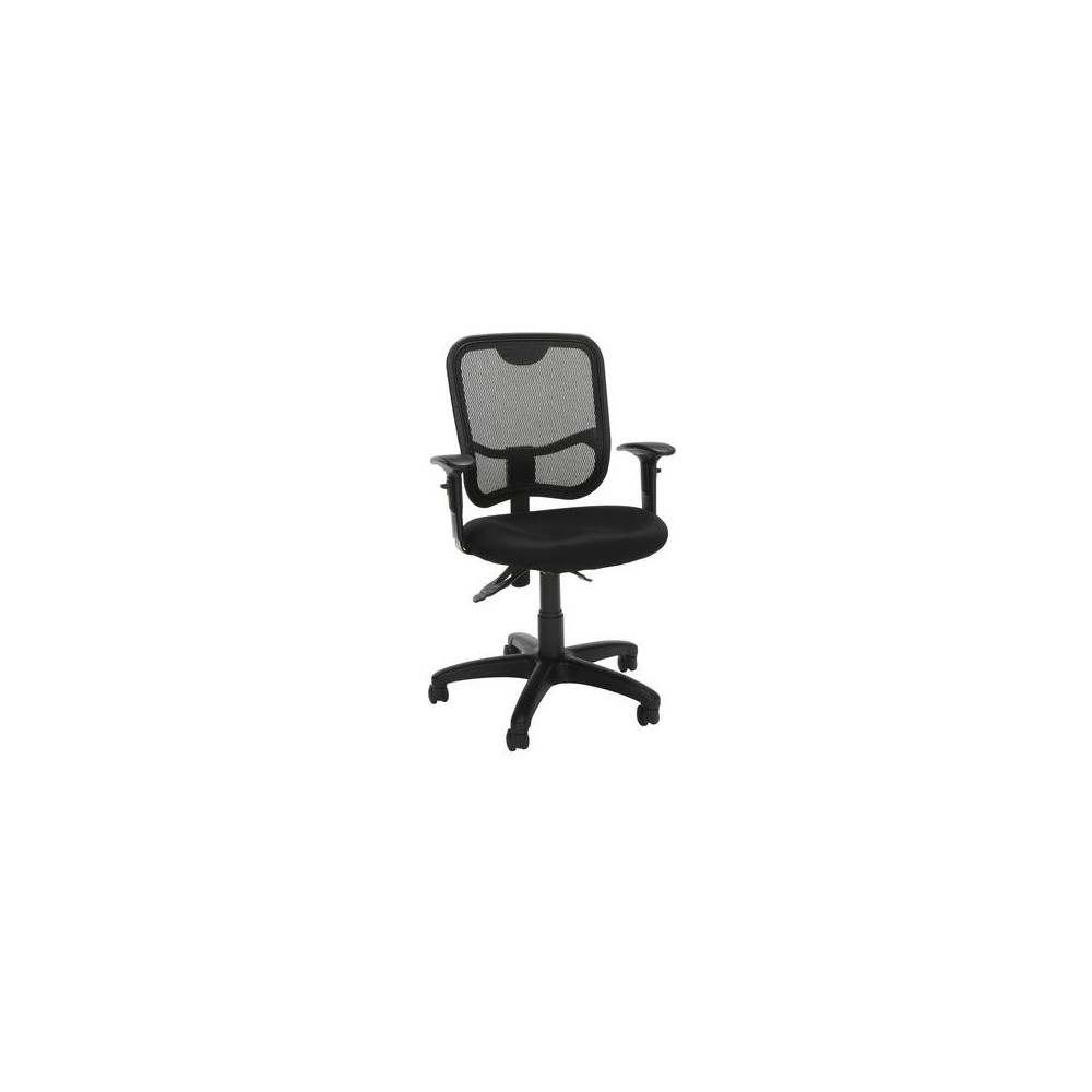 OFM Comfort Series Ergonomic Mesh Swivel Task Chair with Arms, Mid Back (130-AA3)