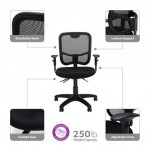 OFM Comfort Series Ergonomic Mesh Swivel Task Chair with Arms, Mid Back (130-AA3)