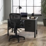 OFM Comfort Series Ergonomic Mesh Swivel Task Chair with Arms, Mid Back (130-AA3)