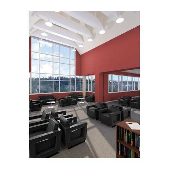 OFM Distinct Series Model 831 Soft Seating Lounge Chair, Polyurethane