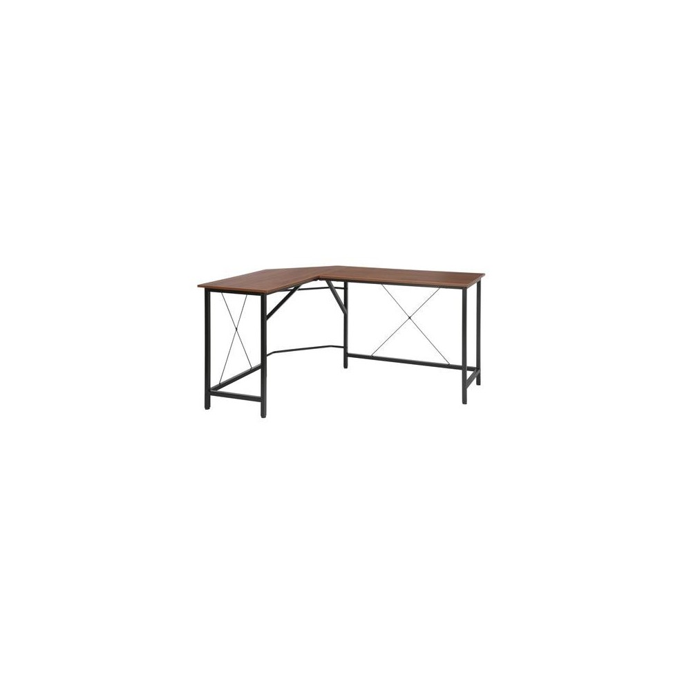 OFM Essentials Collection 58" Modern L-Shaped Desk, Corner Desk (ESS-1060)