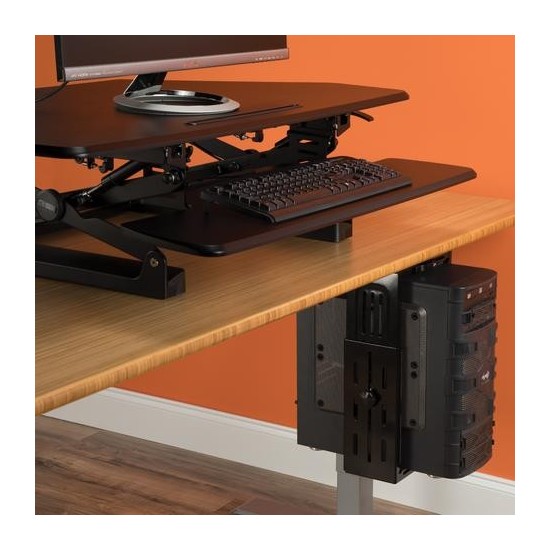 OFM Essentials Collection Adjustable Under Desk Computer CPU Holder (ESS-8900)