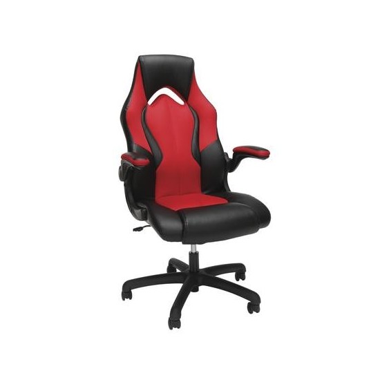 OFM Essentials Collection High-Back Racing Style Bonded Leather Gaming Chair (ESS-3086)