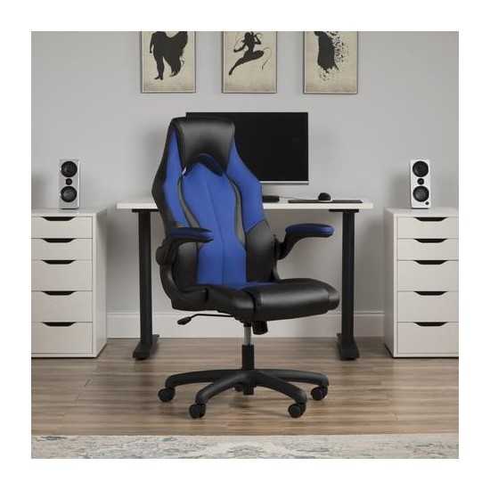 OFM Essentials Collection High-Back Racing Style Bonded Leather Gaming Chair (ESS-3086)