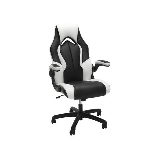 OFM Essentials Collection High-Back Racing Style Bonded Leather Gaming Chair (ESS-3086)