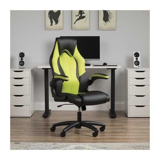 OFM Essentials Collection High-Back Racing Style Bonded Leather Gaming Chair (ESS-3086)