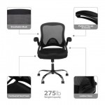 OFM Essentials Collection Mesh Back Office Chair, Task Chair with Flip-up Arms (ESS-3013)