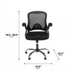 OFM Essentials Collection Mesh Back Office Chair, Task Chair with Flip-up Arms (ESS-3013)