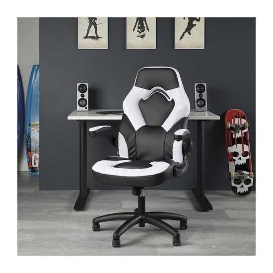 OFM Essentials Collection Racing Style Bonded Leather Gaming Chair (ESS-3085)