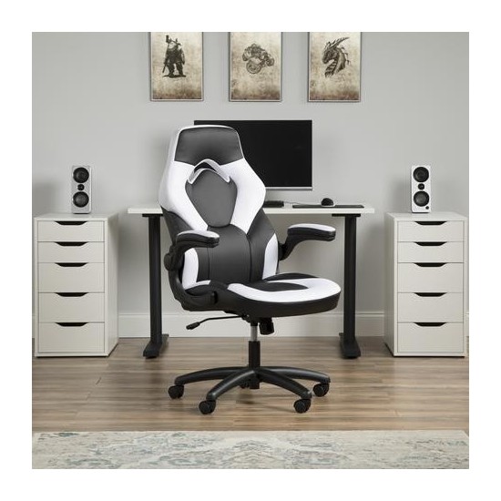 OFM Essentials Collection Racing Style Bonded Leather Gaming Chair (ESS-3085)