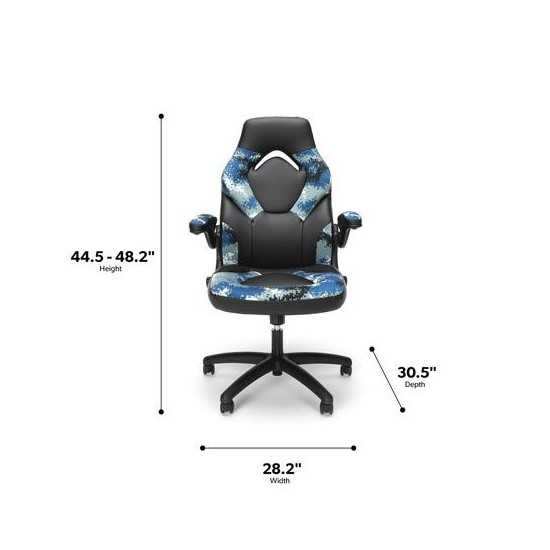 OFM Essentials Collection Racing Style Bonded Leather Gaming Chair (ESS-3085)
