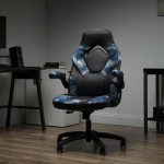 OFM Essentials Collection Racing Style Bonded Leather Gaming Chair (ESS-3085)