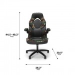 OFM Essentials Collection Racing Style Bonded Leather Gaming Chair (ESS-3085)