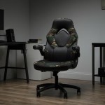 OFM Essentials Collection Racing Style Bonded Leather Gaming Chair (ESS-3085)