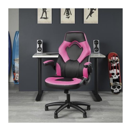 OFM Essentials Collection Racing Style Bonded Leather Gaming Chair (ESS-3085)