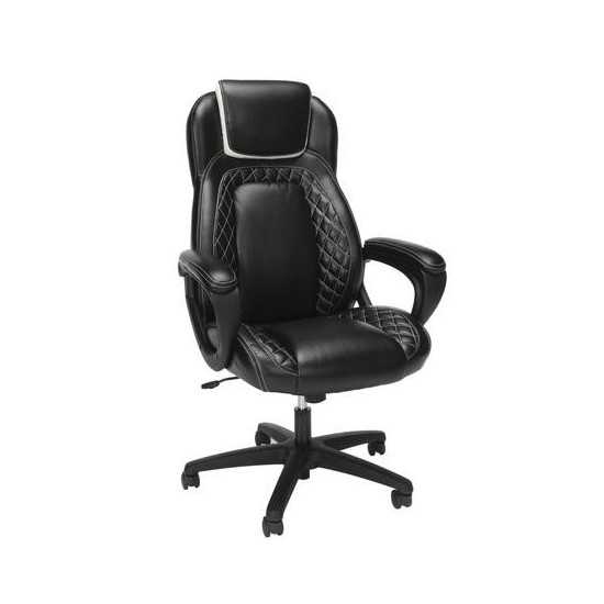 OFM Essentials Collection Racing Style SofThread Leather High Back Office Chair (ESS-6060)