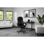 OFM Essentials Collection Racing Style SofThread Leather High Back Office Chair (ESS-6060)