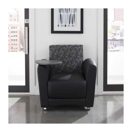 OFM InterPlay Series Single Seat Chair with Bronze Tablet (821-N)