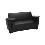OFM InterPlay Series Social Seating Sofa with Double Tungsten Tablets (822)