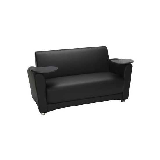 OFM InterPlay Series Social Seating Sofa with Double Tungsten Tablets (822)