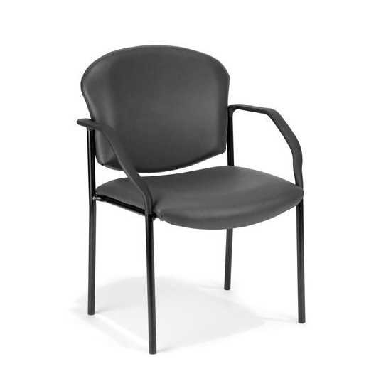OFM Manor Series Model 404-VAM Guest and Reception Chair with Arms, Anti-Microbial/Anti-Bacterial Vinyl
