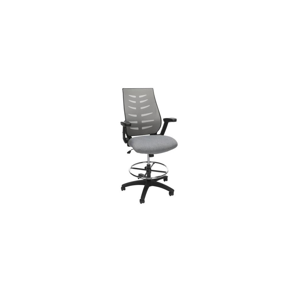 OFM Mid Back Mesh Drafting Chair, Drafting Stool, with Lumbar Support (531)