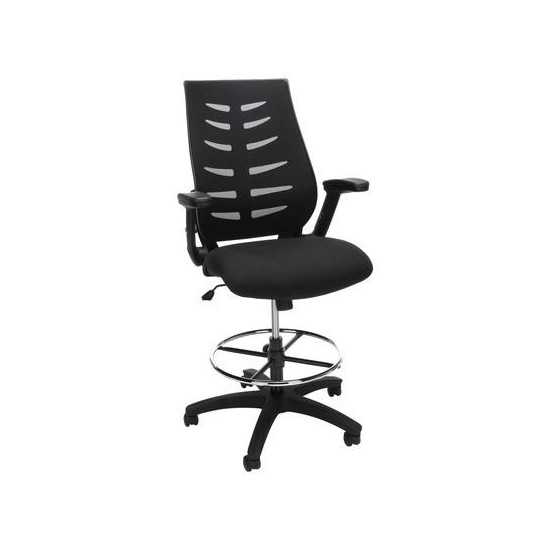 OFM Mid Back Mesh Drafting Chair, Drafting Stool, with Lumbar Support (531)