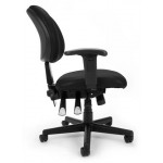 OFM Model 241-VAM-AA 24 Hour Ergonomic Task Chair with Arms, Anti-Microbial/Anti-Bacterial Vinyl, Mid Back