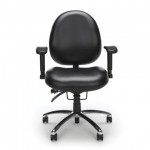OFM Model 247-VAM 24 Hour Big and Tall Ergonomic Computer Swivel Task Chair with Arms, Anti-Microbial/Anti-Bacterial Vinyl