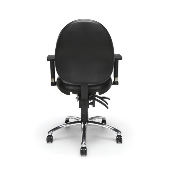 OFM Model 247-VAM 24 Hour Big and Tall Ergonomic Computer Swivel Task Chair with Arms, Anti-Microbial/Anti-Bacterial Vinyl
