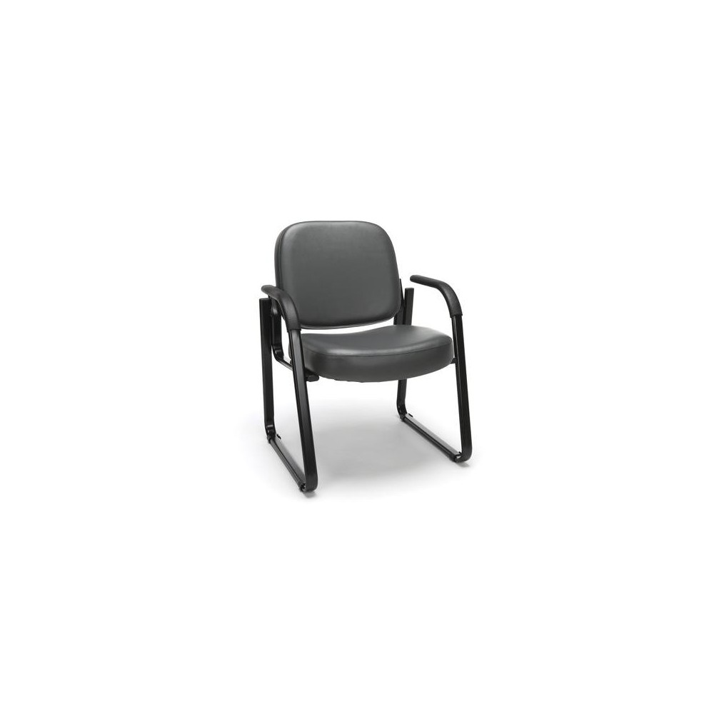 OFM Model 403-VAM Guest and Reception Chair with Arms, Anti-Microbial/Anti-Bacterial Vinyl