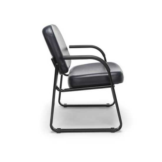 OFM Model 403-VAM Guest and Reception Chair with Arms, Anti-Microbial/Anti-Bacterial Vinyl