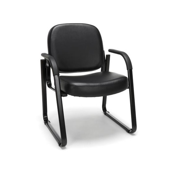 OFM Model 403-VAM Guest and Reception Chair with Arms, Anti-Microbial/Anti-Bacterial Vinyl