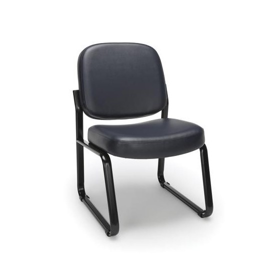 OFM Model 405-VAM Armless Guest and Reception Chair, Anti-Microbial/Anti-Bacterial Vinyl