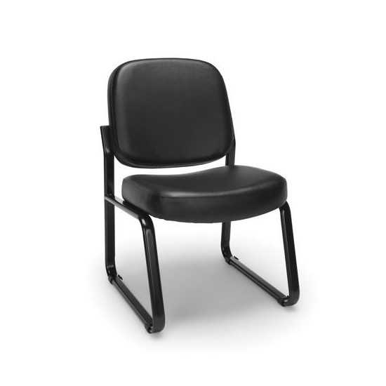 OFM Model 405-VAM Armless Guest and Reception Chair, Anti-Microbial/Anti-Bacterial Vinyl