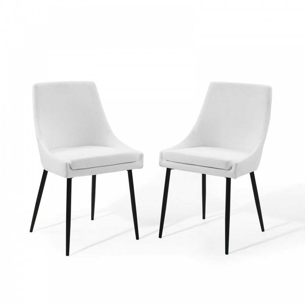 Viscount Upholstered Fabric Dining Chairs - Set of 2 Viscount Upholstered Fabric Dining Chairs - Set of 2