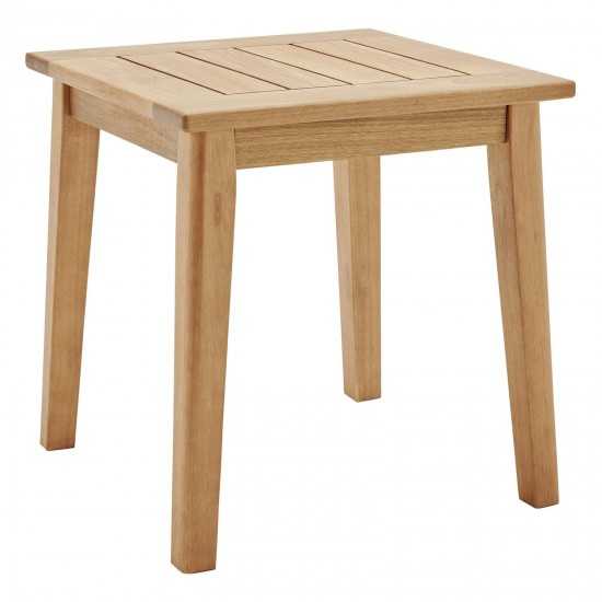 Breton 3 Piece Outdoor Patio Ash Wood Set