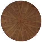 Crossroads 47" Round Wood Dining Table