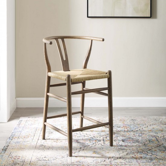 Amish Wood Counter Stool
